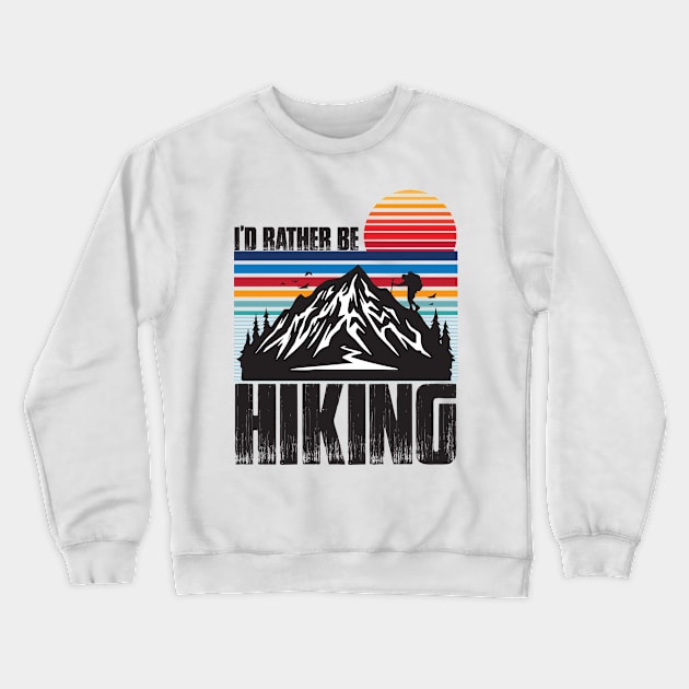 Berge Wandern Natur Berg Outdoor Geschenk T-Shirt Crewneck Sweatshirt by Little Treasures